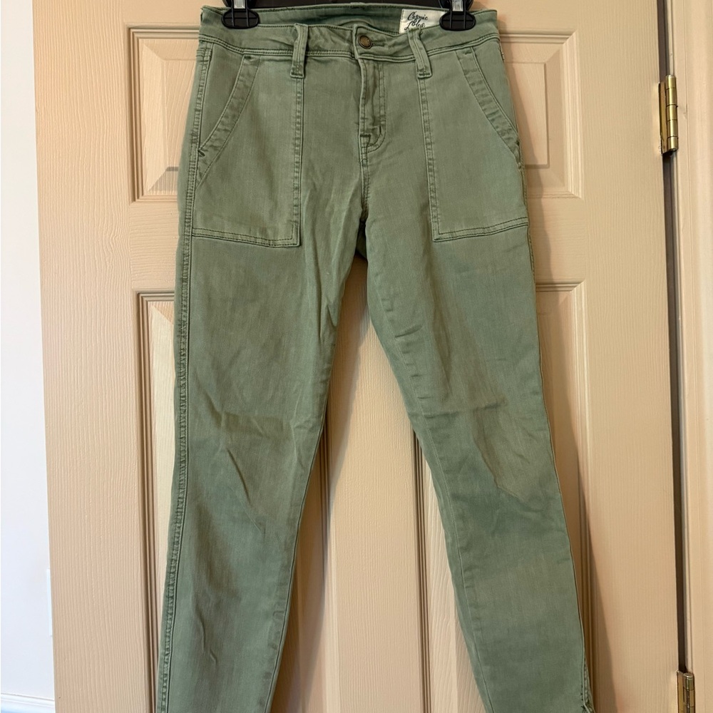 Women's Green Jeans